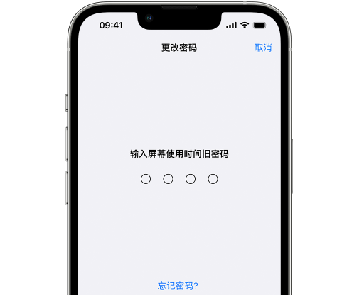 路南iPhone屏幕维修分享iPhone屏幕使用时间密码忘记了怎么办 