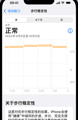 路南iPhone手机维修如何在iPhone开启'步行稳定性通知'