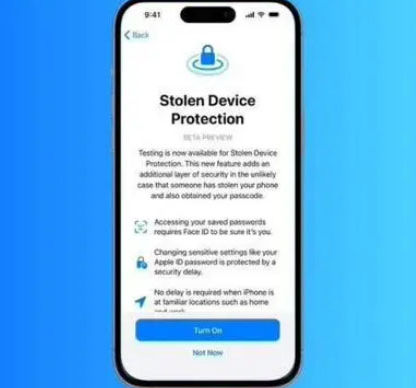 路南苹果授权维修店分享被盗设备保护功能开启方法 