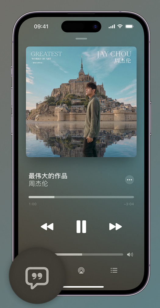 路南iphone维修分享如何在iPhone上使用Apple Music全新唱歌功能 